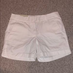 White J. Crew Shorts